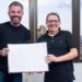 Gustavo Finck passou o cargo ao vice-prefeito Gerson Haas. Ramon Belmonte/PMNH