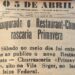 Edição de 24 de agosto de 1956 trouxa a notícia da inauguração da nova sede do Primavera