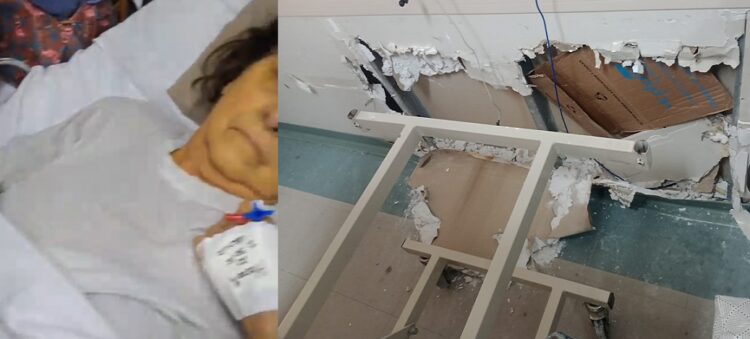 A paciente vai ficando com o corpo mais amarelado e ainda enfrenta um cenário desolador no quarto. Fotos Divulgação