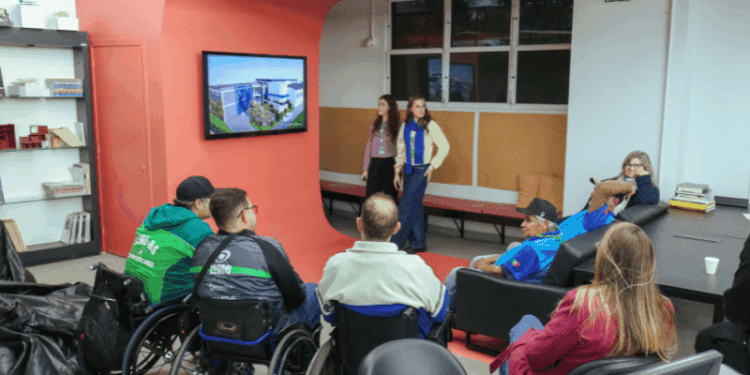 A proposta do estudo foi desenvolvida em parceria entre o Centro de Arquitetura e Urbanismo da Instituição e o projeto social Qualidade de Vida para Pessoas com Deficiência. Andrieli Siqueira/Universidade Feevale