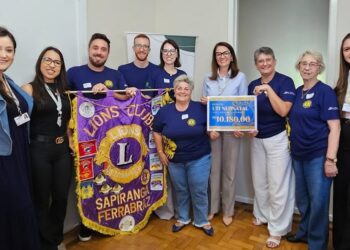 Lions Clube Sapiranga Ferrabraz se mobiliza em prol da UTI Neonatal do Hospital Sapiranga. Divulgação