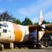Hércules C-130 localizado no Parque Jardim Secreto do Capitão passa a reunir chocolates, cenografia e visita à cabine do piloto. Divulgação