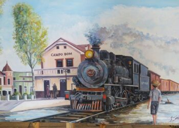 Em suas obras, realizadas principalmente em acrílica sobre tela, o artista explora um estilo que dialoga com o realismo moderno. PMCB/Divulgação