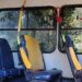 Ônibus avançou em área particular com árvores e diferentes vegetações. Divulgação