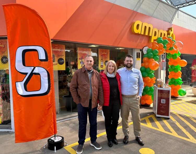 Família de empreendedores: Sérgio, Ivana e Samuel Führ na Estação Sapatão Quatro Colônias
