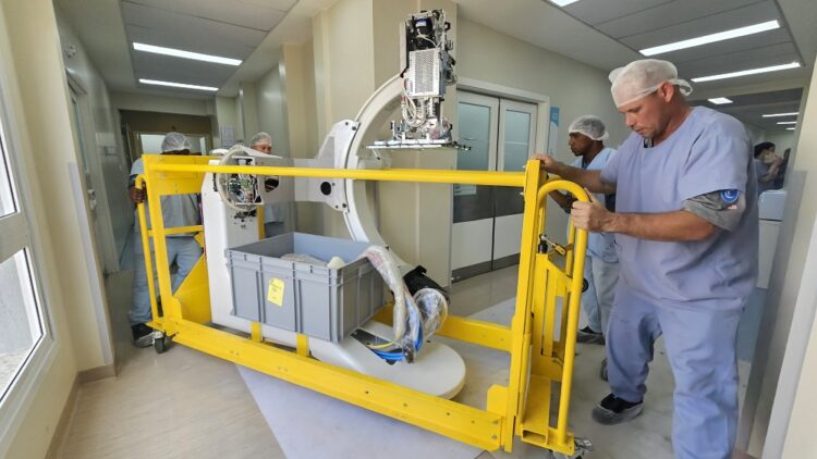 O equipamento chegou à instituição nesta semana e a previsão é de cerca de 30 dias para instalação. Hospital Sapiranga/Divulgação
