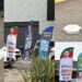 Banners acumulados e dezenas de pedras soltas em diferentes pontos da cidade provocam reclamações