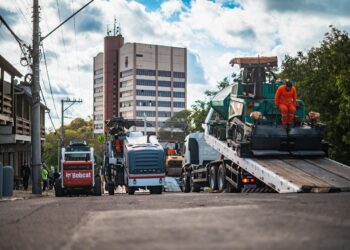 Avenida Coronel Travassos começou a receber melhorias no dia 22 de setembro de 2026. Thiago Dorscheid/PMNH