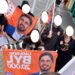 Militância de Giovane Byl fazendo campanha no Centro de Novo Hamburgo