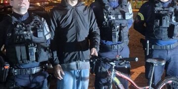 Eduardo Arthur Fraga da Silva, 19 anos, agradeceu integrantes da Guarda pela recuperação da bicicleta.
GMNH/Divulgação