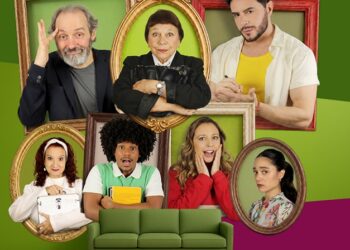 Peça reúne sete atores no palco em diálogos hilários, que rendem muitas gargalhadas. Divulgação