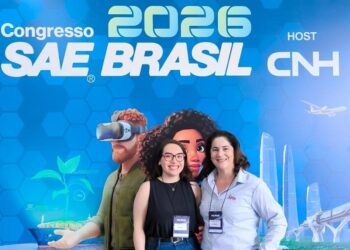 As pesquisadoras Alessandra Lemos e Nicole da Silva apresentaram temas inovadores em São Paulo. Divulgação