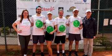 Equipe campeã: Tomás Bigolin, Raquel Barth Campani, Gabriel Ribeiro Mädke, Otavio Passos de Oliveira. Fotos Divulgação