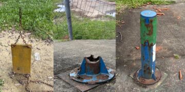 Cenário desanimador em praça movimentada do bairro Canudos