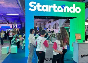 Entre os destaques da participação do Sebrae RS está o espaço Startando, que apresenta quatro startups com soluções voltadas à educação, à empregabilidade e à gestão escolar. Sebrae/Divulgação