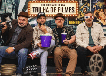 O quarteto da The Dogs: Luciano/Lucky Alves, Daniel Hunger, Rodrigo Ruivo e Marcelo Marinoni. Divulgação